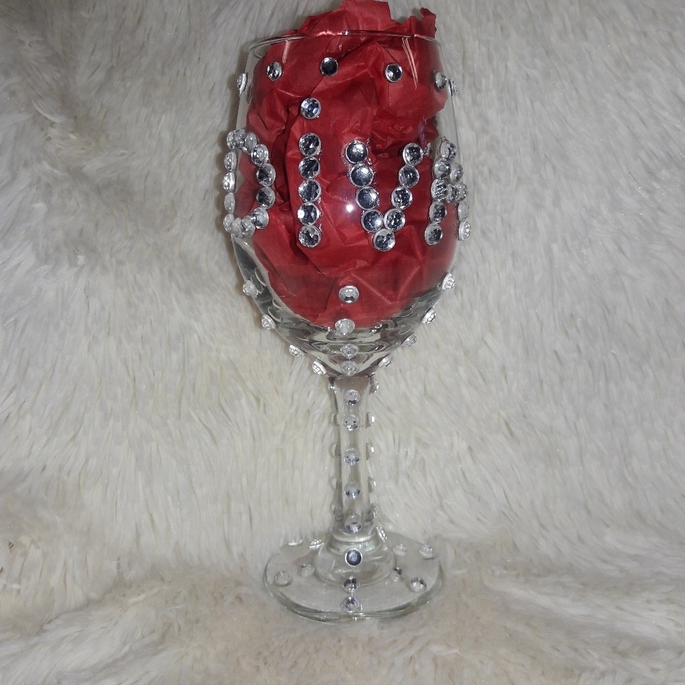 BLING BLING Wine glass